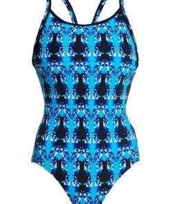 Funkita Dive Master Eco Diamond Back One Piece Blue -Cheap Swimweargalore Store fnk033l02506.400 funkita dive master eco diamond back one piece4