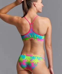 Funkita Hawaiian Heaven Swim Crop Top Pink/Blue -Cheap Swimweargalore Store fnk037l71317.990 funkita hawaiian heaven swim crop top 4 1