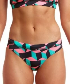 Funkita Step Up Sports Brief Black/Pink