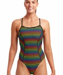 Funkita Bright Lights Bond Girl One Piece Black/Multi