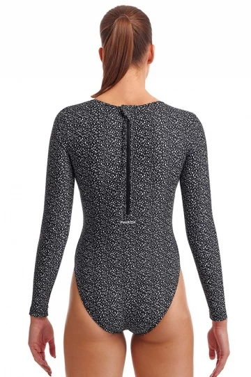 Funkita Spickled Sunsuit Black/White 2 Funkita Spickled Sunsuit Black/White - Image 2