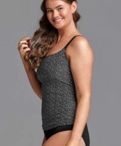 Funkita Spickled Scoop Neck Tankini Separate Black/White -Cheap Swimweargalore Store fnk08l71332.905 funkita spickled scoop neck tankini separate 3 1