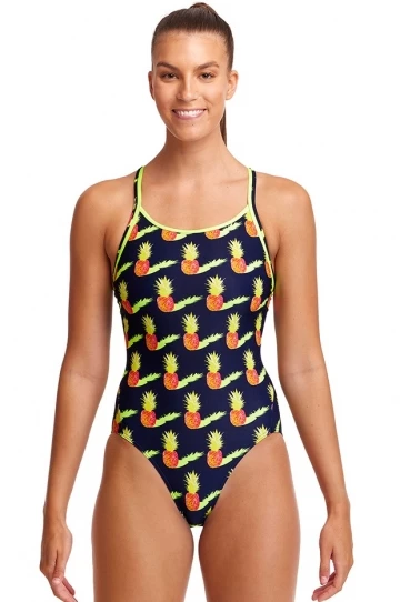 Funkita Golden Circle Diamond Back One Piece Navy 1 Funkita Golden Circle Diamond Back One Piece Navy