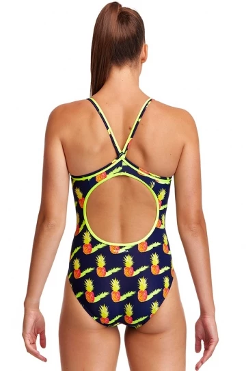 Funkita Golden Circle Diamond Back One Piece Navy 2 Funkita Golden Circle Diamond Back One Piece Navy - Image 2
