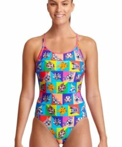 Funkita Rat Pack Diamond Back One Piece Multi