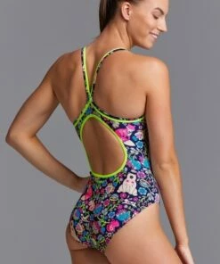 Funkita Birds And Bees Diamond Back One Piece Navy/Pink -Cheap Swimweargalore Store fnk11l71304.980 funkita birds and bees diamond back one piece 4 1 1