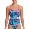 Funkita Club Tropicana Single Strap One Piece Blue/Pink