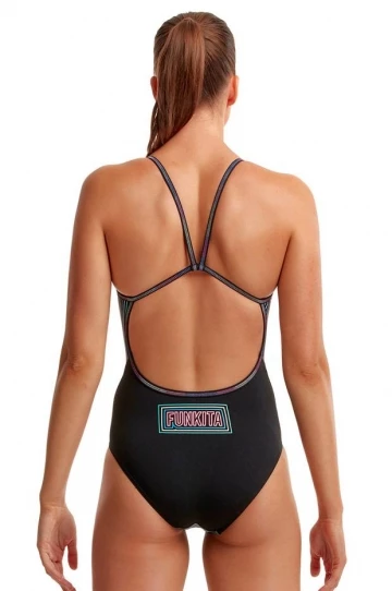 Funkita Use Your Illusion Single Strap One Piece Black/Multi 2 Funkita Use Your Illusion Single Strap One Piece Black/Multi - Image 2