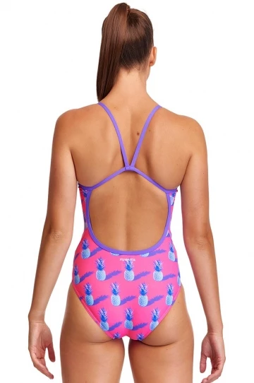 Funkita Pine Time Single Strap One Piece Pink/Purple 2 Funkita Pine Time Single Strap One Piece Pink/Purple - Image 2