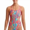 Funkita Moon Shine Single Strap One Piece Blue/Pink