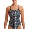 Funkita Alien Code Single Strap One Piece Black/Multi