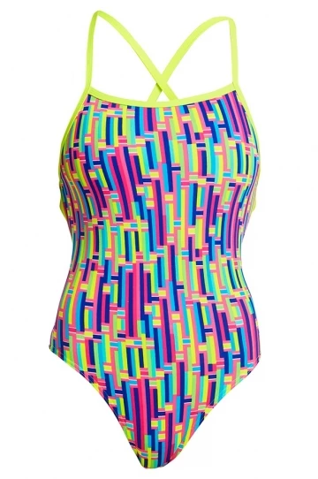 Funkita Mixed Signals Strapped In One Piece Multi 3 Funkita Mixed Signals Strapped In One Piece Multi - Image 3