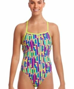 Funkita Mixed Signals Strapped In One Piece Multi