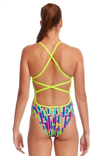 Funkita Mixed Signals Strapped In One Piece Multi 2 Funkita Mixed Signals Strapped In One Piece Multi - Image 2