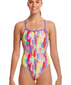 Funkita Splat Stat Strapped In One Piece Multi