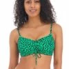 Freya Zanzibar G Cup Gathered Bandeau Jade