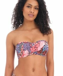 Freya Serengeti Haze F Cup Gathered Bandeau Multi