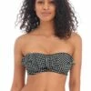 Freya Check In E Cup Frill Bandeau Black/White