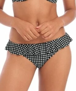 Freya Check In Italini Frill Brief Black/White