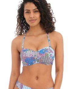 Freya Boho Breeze F Cup Bandeau Multi -Cheap Swimweargalore Store fre202310f.900 freya boho breeze f cup bandeau2