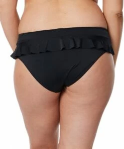 Freya Remix Latino Frill Brief Black -Cheap Swimweargalore Store fre3591 freya remix lartino frill brief back
