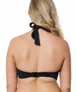 Freya Deco E Cup Multiway Bandeau Black -Cheap Swimweargalore Store fre3872e freya deco e cup multiway bandeau back
