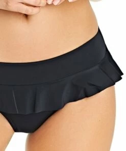 Freya Remix Latino Frill Brief Black -Cheap Swimweargalore Store fre3951 remix latino frill brief 4