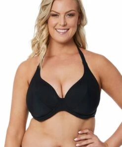 Freya Remix G Cup Plunge Halter Black