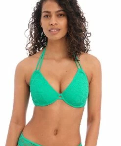 Freya Sundance E Cup Plunge Halter Black -Cheap Swimweargalore Store fre3971e.340 freya sundance e cup plunge halter
