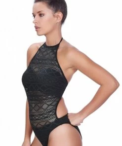 Freya Sundance E Cup High Neck One Piece Black -Cheap Swimweargalore Store fre3974e sundance ecup highneck op 4