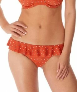 Freya Jewel Cove Italini Frill Brief Black -Cheap Swimweargalore Store fre7235.755 freya jewel cove italini frill brief 1