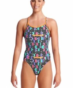 Funkita Funkita Secret Code Diamond Back One Piece Multi