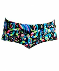 Funky Trunks Mens Night Life Eco Trunk Black/Multi