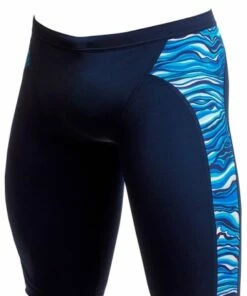 Funky Trunks Mens Wild Water Eco Training Jammer Blue
