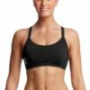 Funkita Still Black Hold Steady Crop Top Black