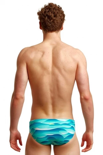 Funky Trunks Mens Storm Shooter Eco Brief Blue/Aqua 3 Funky Trunks Mens Storm Shooter Eco Brief Blue/Aqua - Image 3