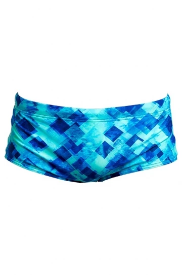 Funky Trunks Mens Depth Charge Trunk Blue 1 Funky Trunks Mens Depth Charge Trunk Blue