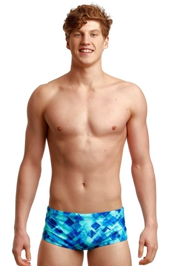 Funky Trunks Mens Depth Charge Trunk Blue 2 Funky Trunks Mens Depth Charge Trunk Blue - Image 2