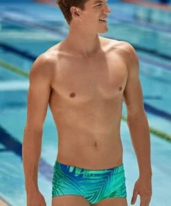 Funky Trunks Mens Steamy Nights Trunk Green/Blue -Cheap Swimweargalore Store fun010m71315.907 funky trunks mens steamy nights trunk3