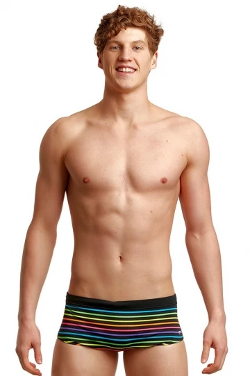 Funky Trunks Mens Bright Lights Trunk Black/Multi 2 Funky Trunks Mens Bright Lights Trunk Black/Multi - Image 2