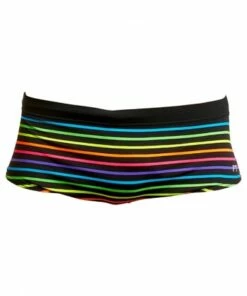 Funky Trunks Mens Bright Lights Trunk Black/Multi