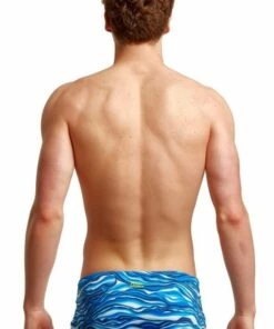 Funky Trunks Mens Wild Water Eco Trunk Blue -Cheap Swimweargalore Store fun015m71176.400 funky trunks mens wild water eco trunk2
