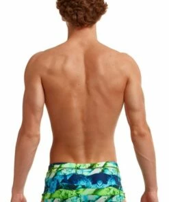 Funky Trunks Mens Icy Iceland Trunk Green/Blue -Cheap Swimweargalore Store fun01m70915.907 funky trunks mens icy iceland trunk2