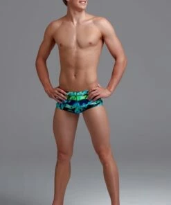 Funky Trunks Mens Icy Iceland Trunk Green/Blue -Cheap Swimweargalore Store fun01m70915.907 funky trunks mens icy iceland trunk4