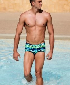 Funky Trunks Mens Icy Iceland Trunk Green/Blue -Cheap Swimweargalore Store fun01m70915.907 funky trunks mens icy iceland trunk5