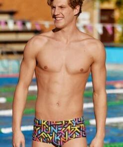 Funky Trunks Mens Brand Galaxy Trunk Multi -Cheap Swimweargalore Store fun01m71214.900 funky trunks mens brand galaxy trunk4