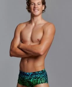 Funky Trunks Mens Spraying Alive Trunk Black/Green 9 Funky Trunks Mens Spraying Alive Trunk Black/Green -Cheap Swimweargalore Store fun01m71248.929 funky trunks mens spraying alive trunk3