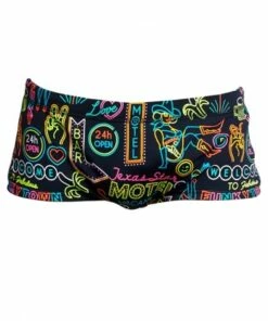 Funky Trunks Mens Vegas Baby Trunk Black/Multi