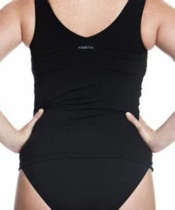 Funkita Form DD/E Zip Front Tankini Separate Black 8 Funkita Form DD/E Zip Front Tankini Separate Black -Cheap Swimweargalore Store fun04l072.001 stillblack dde tankini 3 1