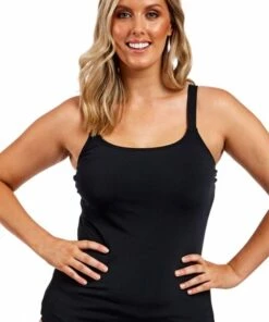 Funkita Still Black Scoop Tankini Separate Black